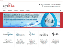 Tablet Screenshot of agroinova.com.br